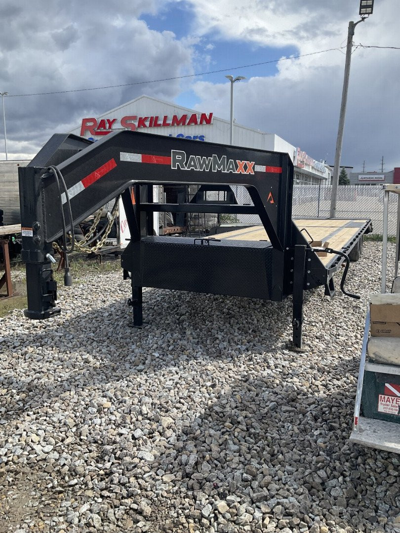 New 2024 RawMaxx FDXSS36GN16K Equipment Trailer 102X36 TA SINGLES (GVW:12000) MAXX RAMPS