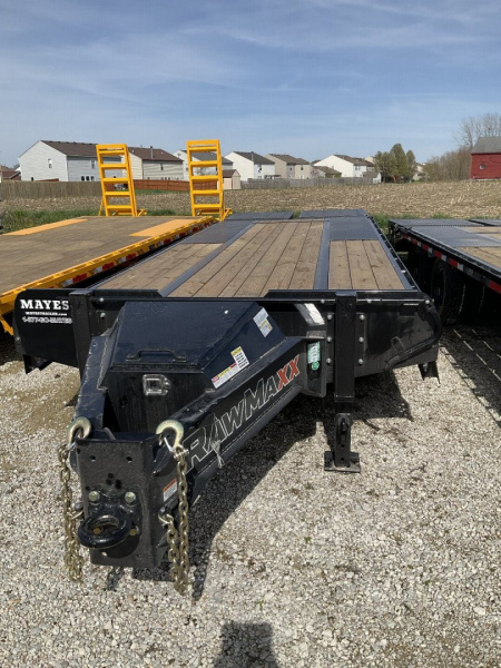 Used USED 2024 RawMaxx Equipment Trailer 102X26 TA DUALS DOVETAIL (GVW:20000) HUTCH SUSPENSION