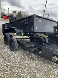 New 2024 Force FAHDLPS610TA2 Dump Trailer 6X10 TA (GVW:7000) BLACK