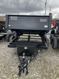 New 2024 Force FAHDLPS610TA2 Dump Trailer 6X10 TA (GVW:7000) BLACK