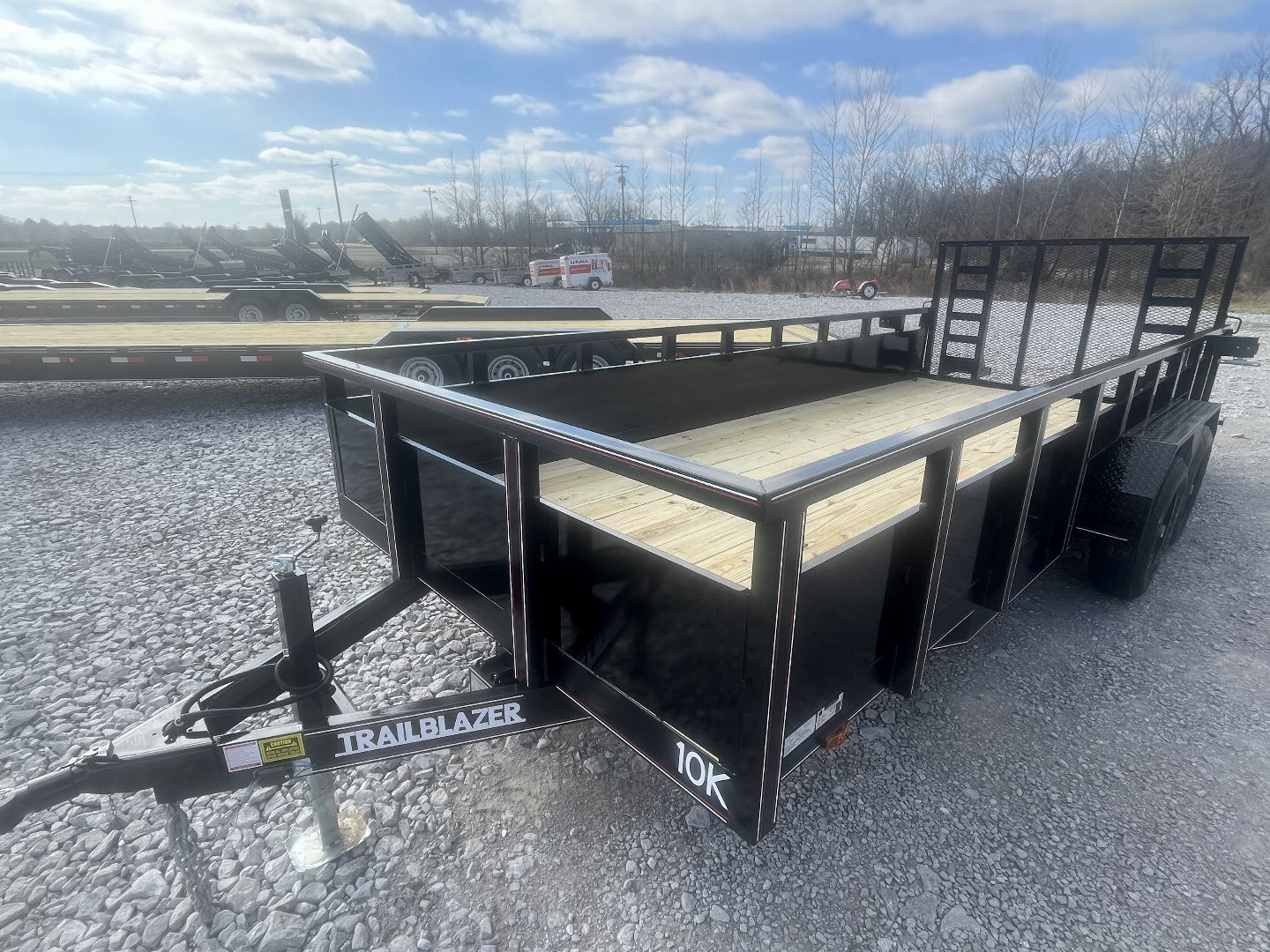 New 2025 Trailblazer 82X18 LANDSCAPE UTILITY SOLID SIDE 10K