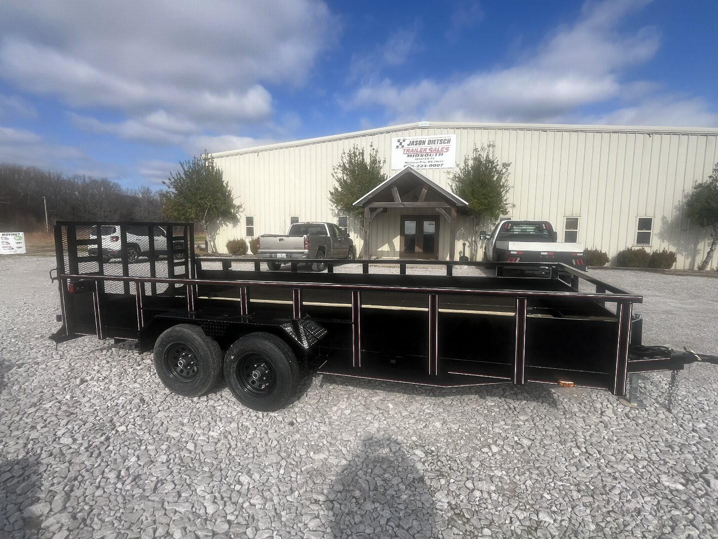 New 2025 Trailblazer 82X18 LANDSCAPE UTILITY SOLID SIDE 10K