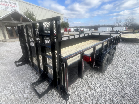 New 2025 Trailblazer 82X18 LANDSCAPE UTILITY SOLID SIDE 10K