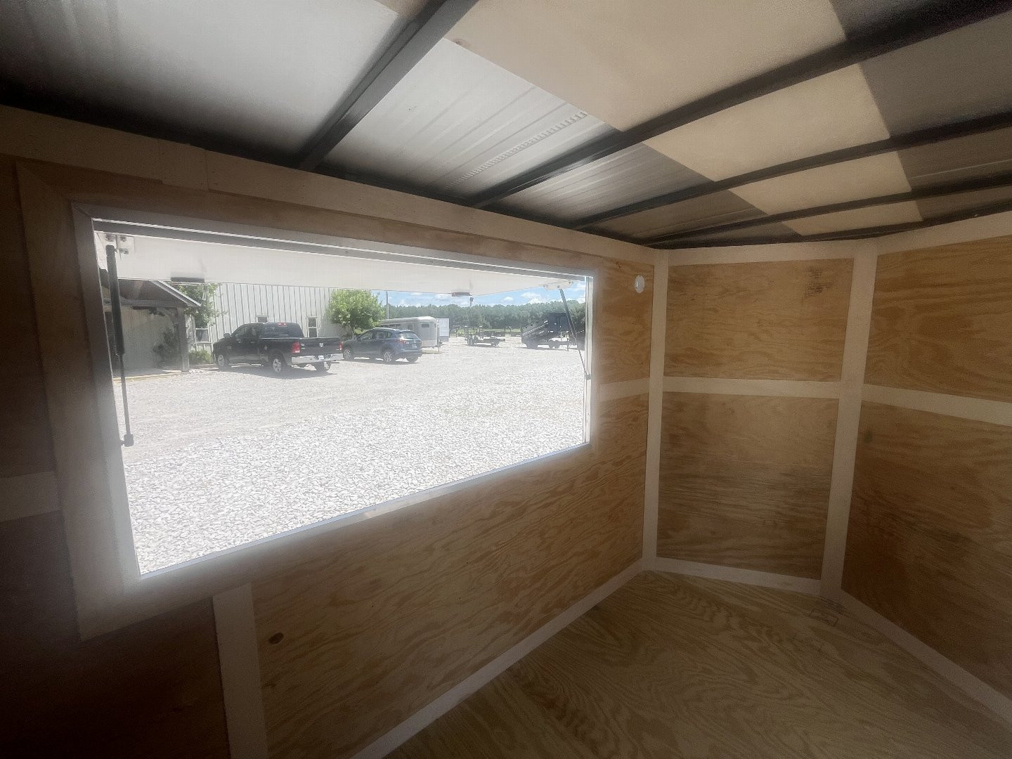 New 2025 Trailblazer 6X12 ENCLOSED VENDOR TRAILER
