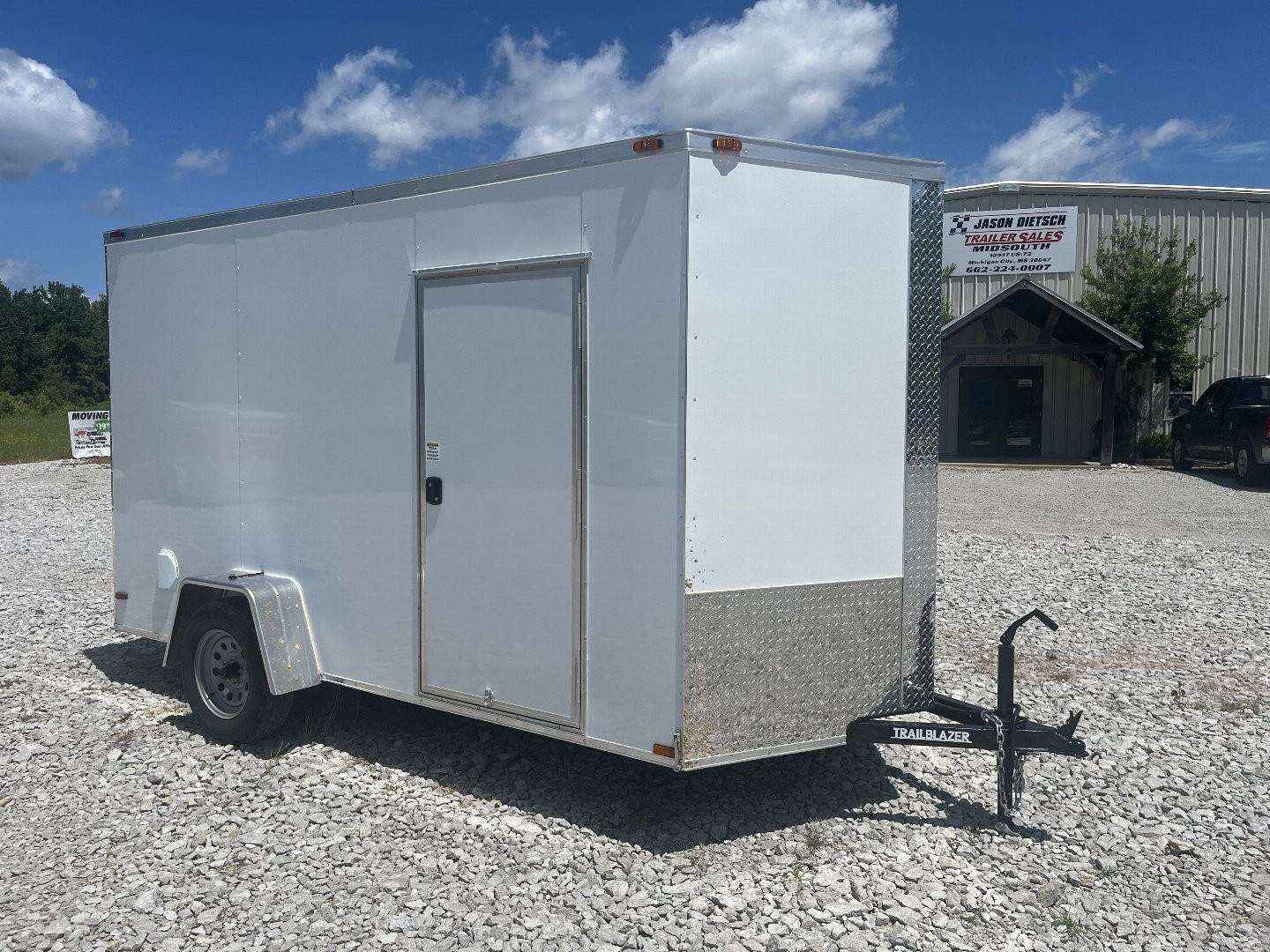 New 2025 Trailblazer 6X12 ENCLOSED VENDOR TRAILER