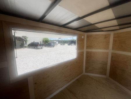 New 2025 Trailblazer 6X12 ENCLOSED VENDOR TRAILER