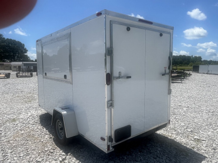 New 2025 Trailblazer 6X12 ENCLOSED VENDOR TRAILER