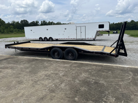 New 2025 Trailblazer 102X24 EQUIPMENT TRAILER W/DRIVEOVER FENDERS