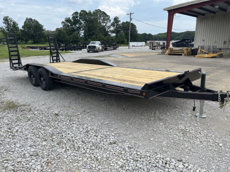 New 2025 Trailblazer 102X24 EQUIPMENT TRAILER W/DRIVEOVER FENDERS