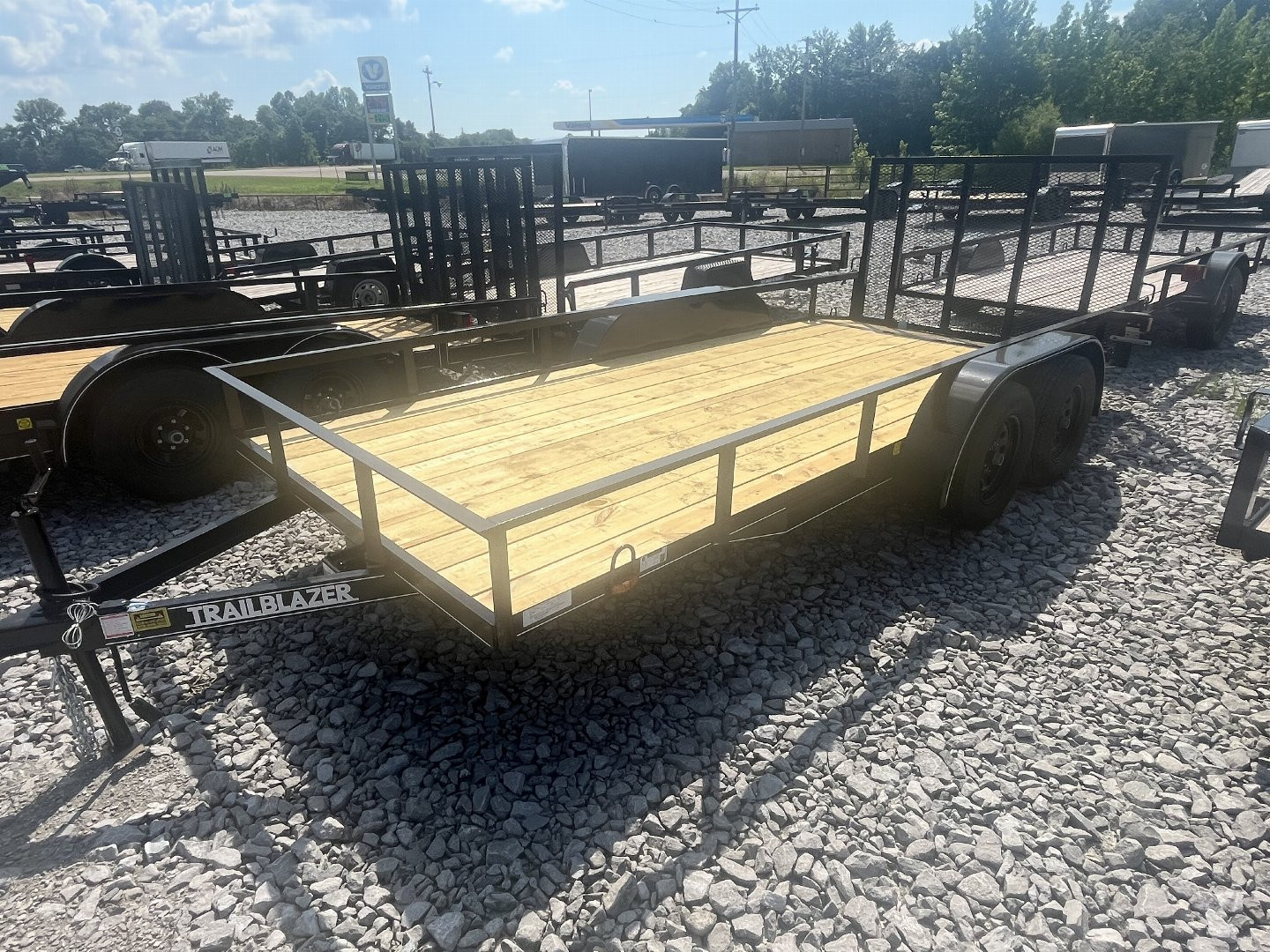 New 2025 Trailblazer 78X16 ECONO UTILITY TRAILER W/ BRAKES AND RAMP