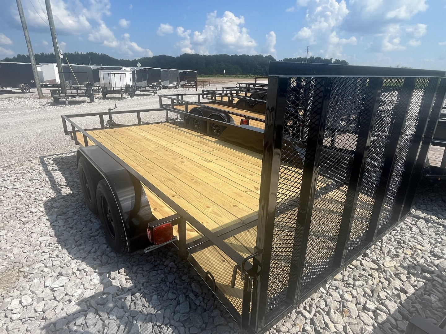 New 2025 Trailblazer 78X16 ECONO UTILITY TRAILER W/ BRAKES AND RAMP