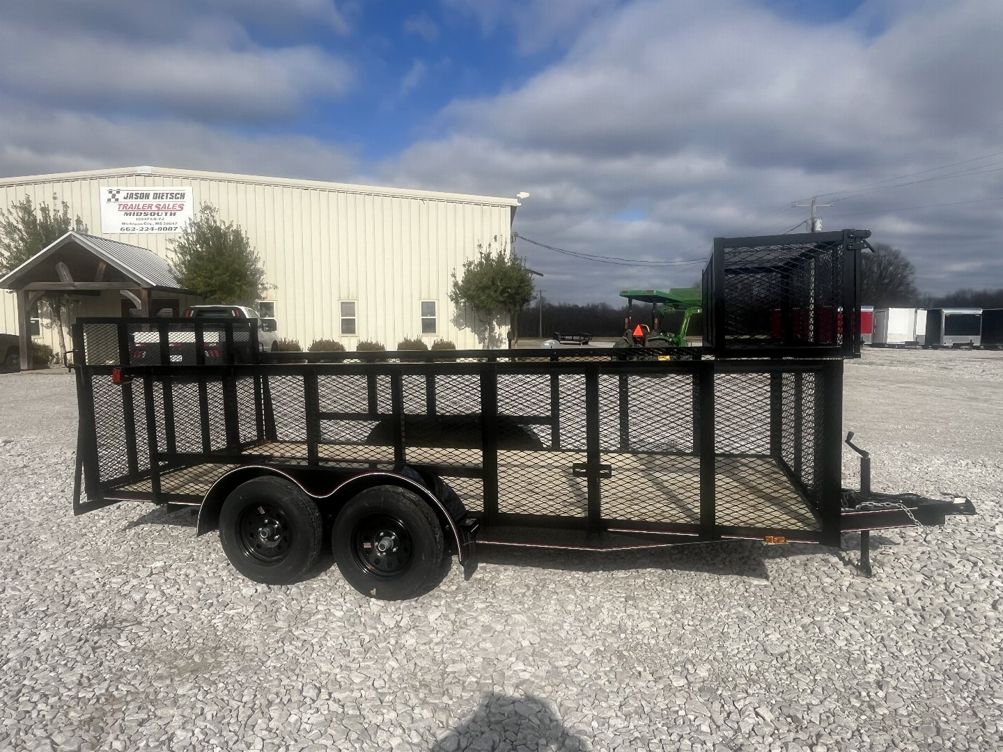 New 2025 Trailblazer 6 1/2 LANDSCAPE UTILITY W/3' MESH SIDES AND BASKET