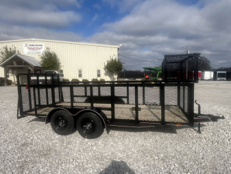 New 2025 Trailblazer 6 1/2 LANDSCAPE UTILITY W/3' MESH SIDES AND BASKET