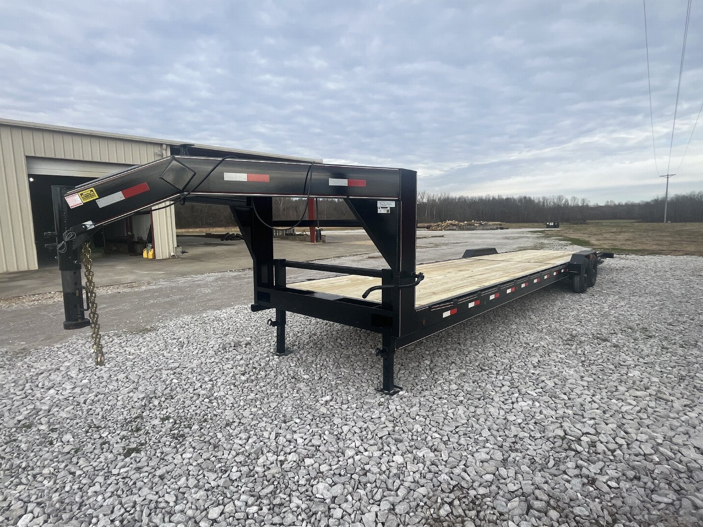 New 2025 Trailblazer 84X36 GOOSENECK 2 CAR HAULER 14K