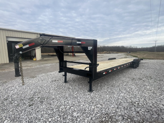 New 2025 Trailblazer 84X36 GOOSENECK 2 CAR HAULER 14K