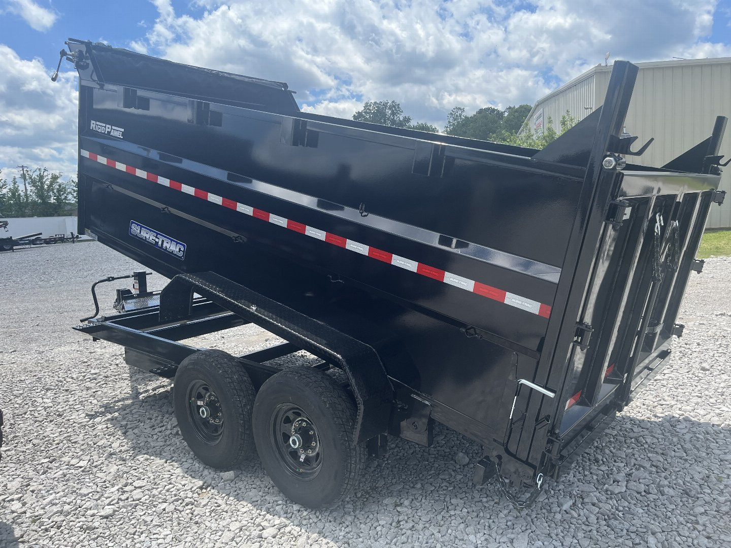 New 2025 Sure-Trac 82X14 DUMP TRAILER 14K WITH 4 FOOT WALLS