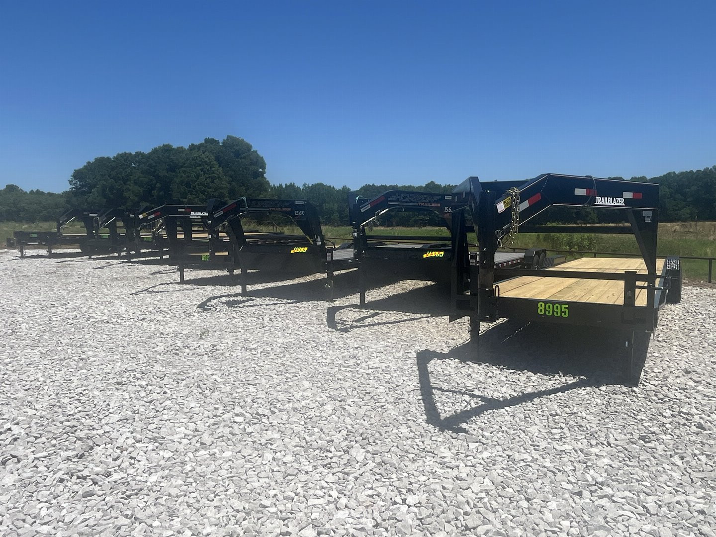 New 2025 Trailblazer 7X36 GOOSENECK 2 CAR HAULER 16K GVWR