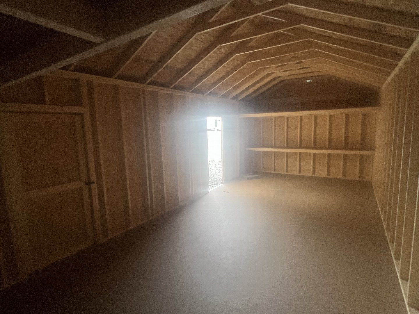 New 2025 ProBuilt 12x28 Premium Shed w/ lofts and work benches Deluxe Cabins