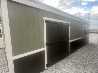 New 2025 ProBuilt 12x28 Premium Shed w/ lofts and work benches Deluxe Cabins