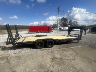 New 2025 Trailblazer 82X22 GOOSENECK CAR HAULER 16K Equipment Trailer