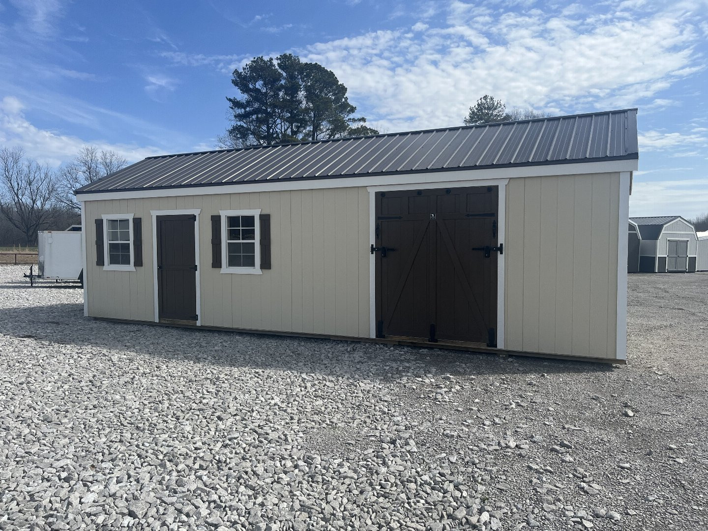 New 2025 ProBuilt 12X32 SHOP/STORAGE SPLIT SHED