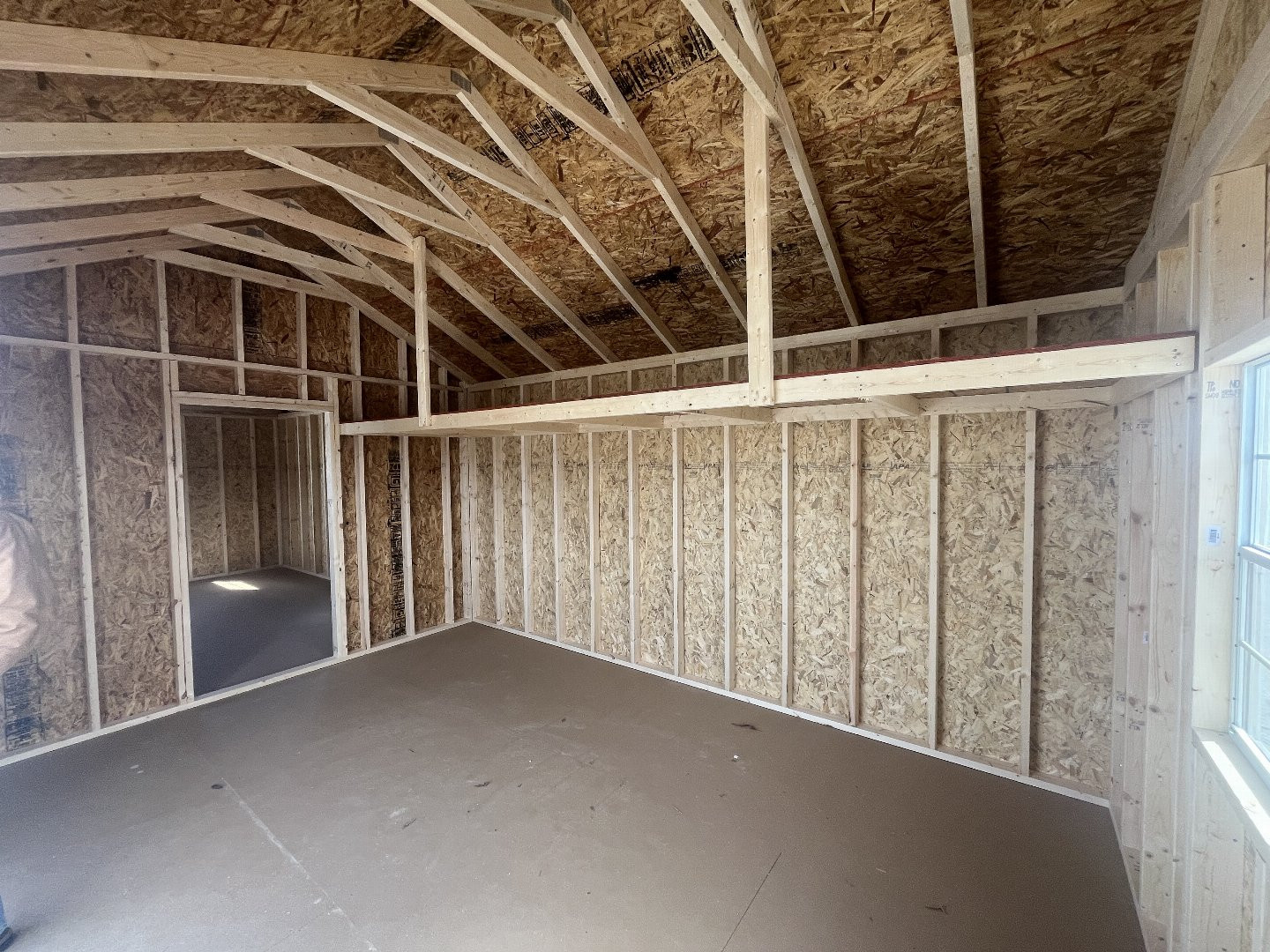 New 2025 ProBuilt 12X32 SHOP/STORAGE SPLIT SHED