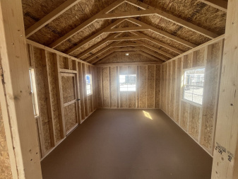 New 2025 ProBuilt 12X32 SHOP/STORAGE SPLIT SHED