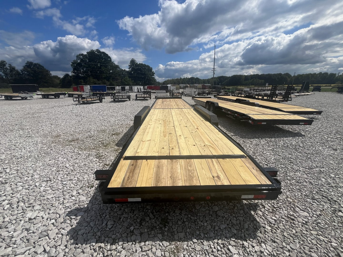 New 2025 Trailblazer 82X36 TRIPLE AXLE 2 CAR HAULER 21K