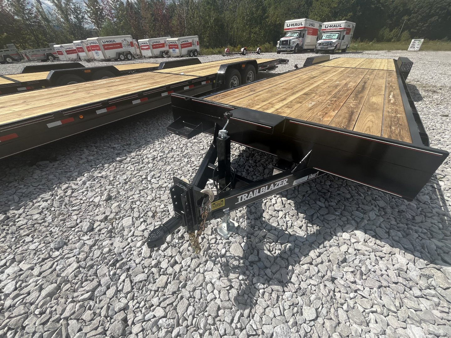 New 2025 Trailblazer 82X36 TRIPLE AXLE 2 CAR HAULER 21K