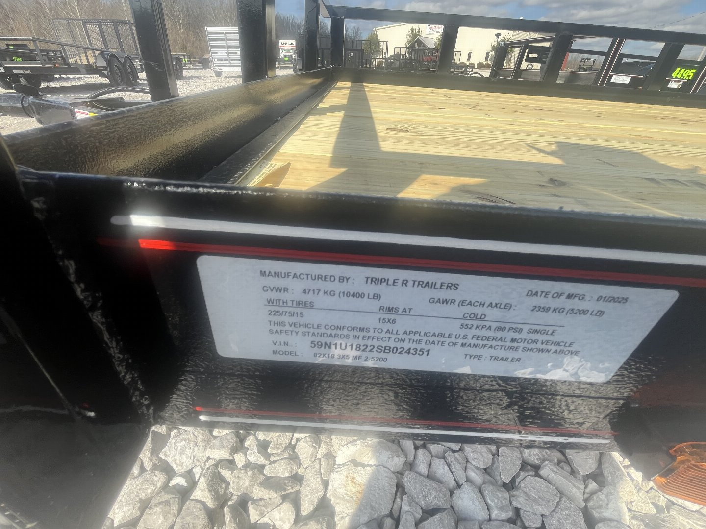 New 2025 Trailblazer 82X18 UTILITY TRAILER 10K