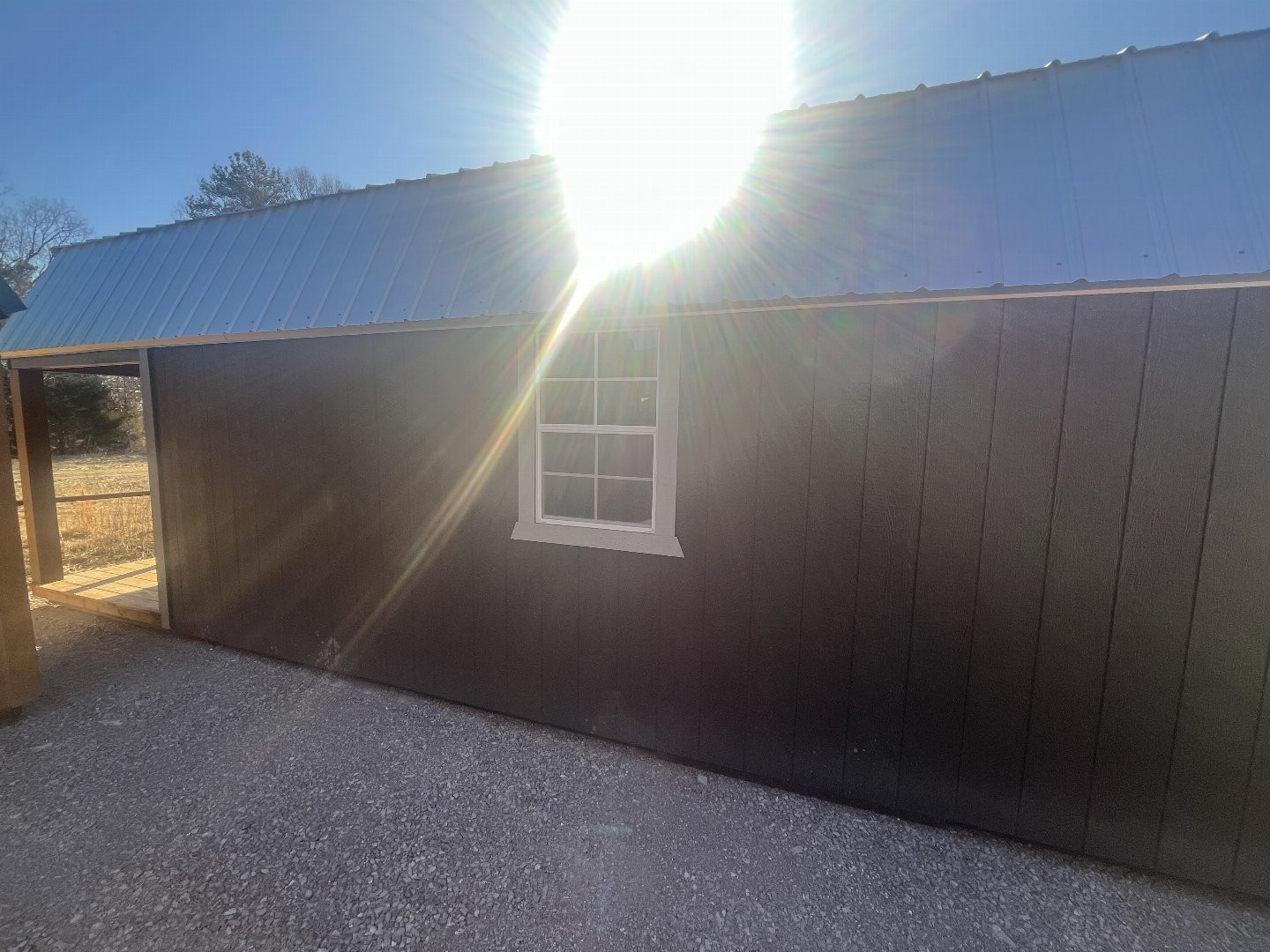 New 2025 ProBuilt 12x24 BARN STYLE CABIN WITH 4 FOOT PORCH