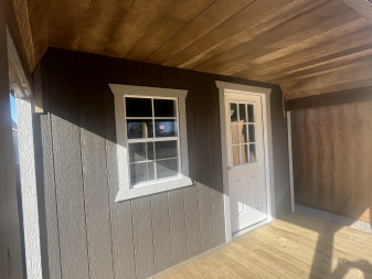 New 2025 ProBuilt 12x24 BARN STYLE CABIN WITH 4 FOOT PORCH