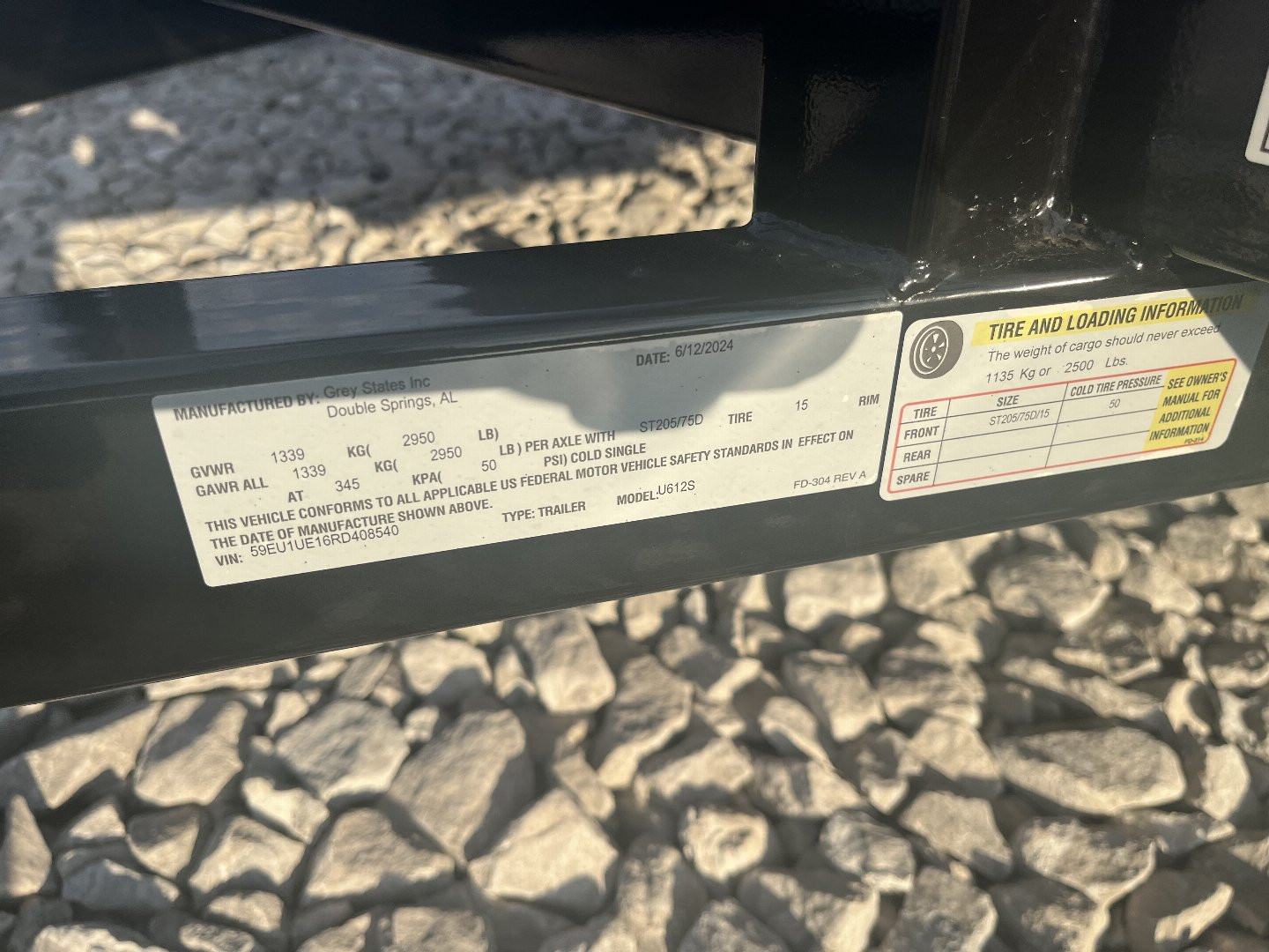 New 2024 Odessa Trailers U6X12S Utility Trailer