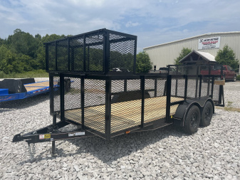 New 2025 Trailblazer 6 1/2X16 MESH SIDE LANDSCAPE W/BOX Utility Trailer