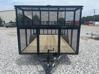 New 2025 Trailblazer 6 1/2X16 MESH SIDE LANDSCAPE W/BOX Utility Trailer