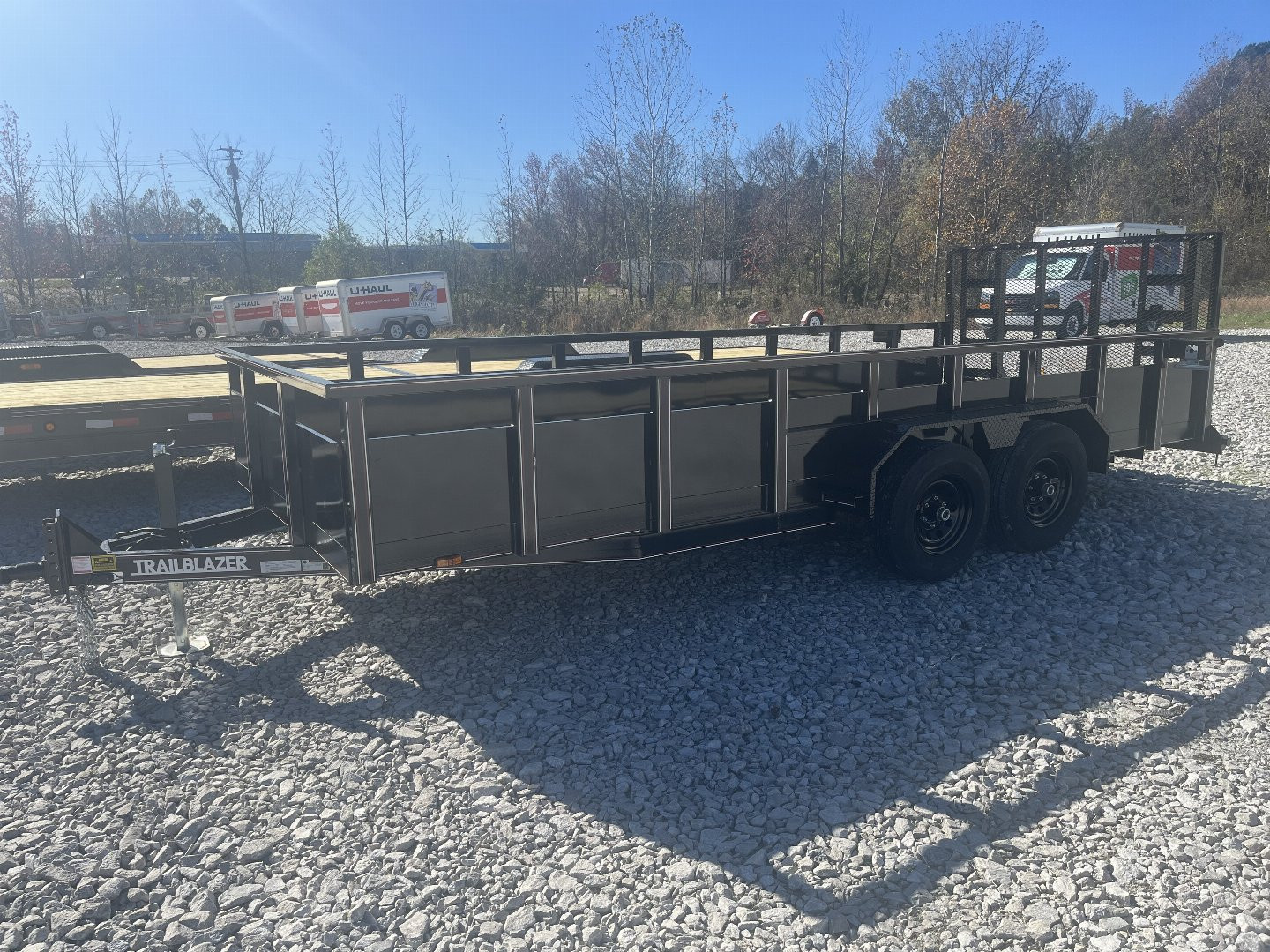 New 2025 Trailblazer 82X18 SOLID SIDE LANDSCAPE 10K Utility Trailer