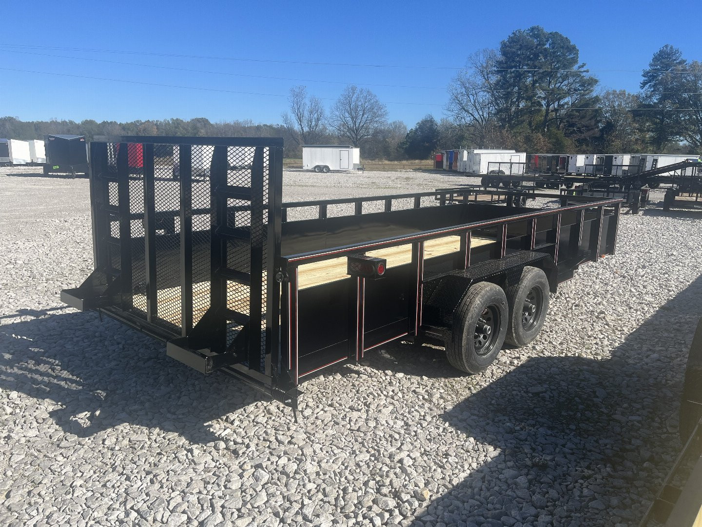 New 2025 Trailblazer 82X18 SOLID SIDE LANDSCAPE 10K Utility Trailer