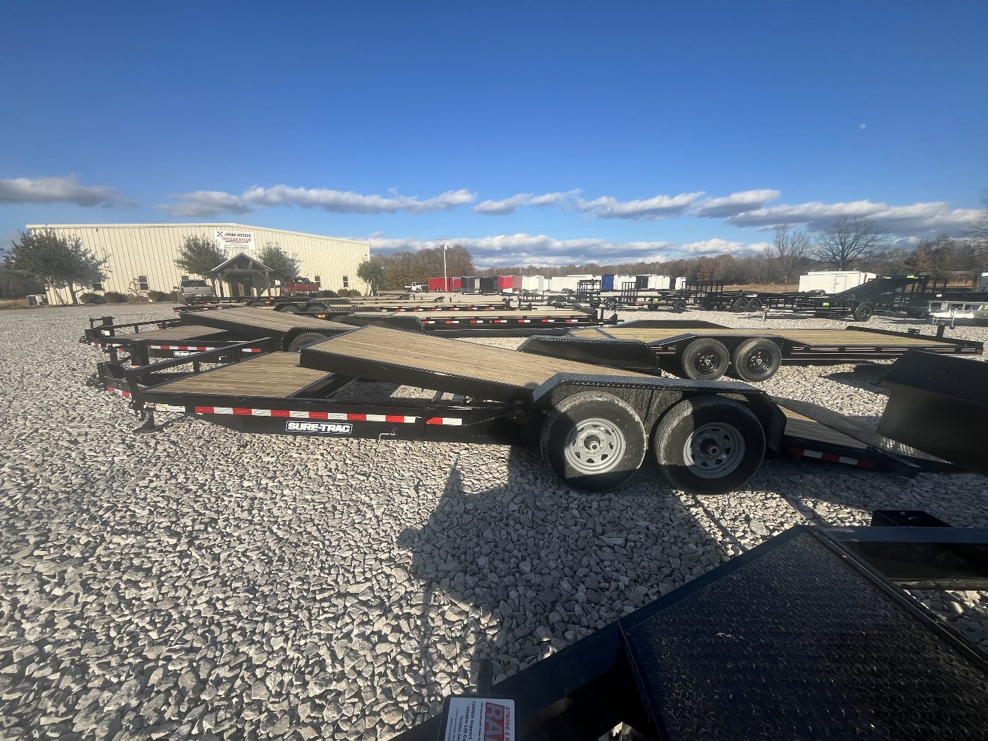 New 2025 Sure-Trac 2"X22 (18+4) TILT TRAILER 14K