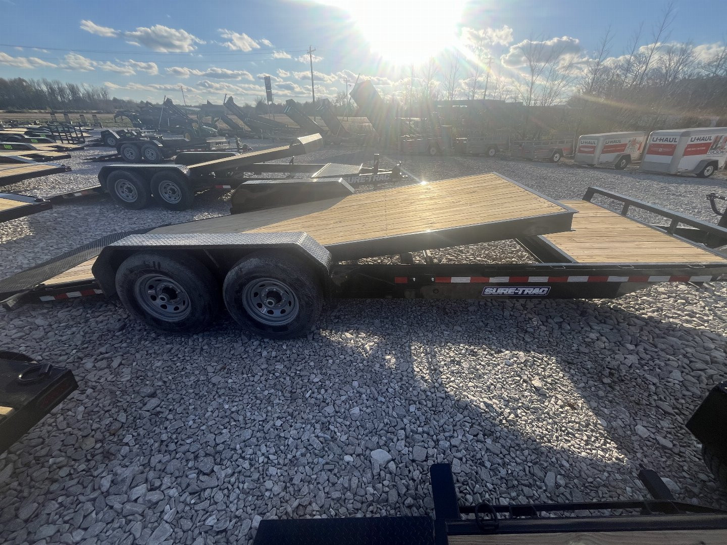 New 2025 Sure-Trac 2"X22 (18+4) TILT TRAILER 14K