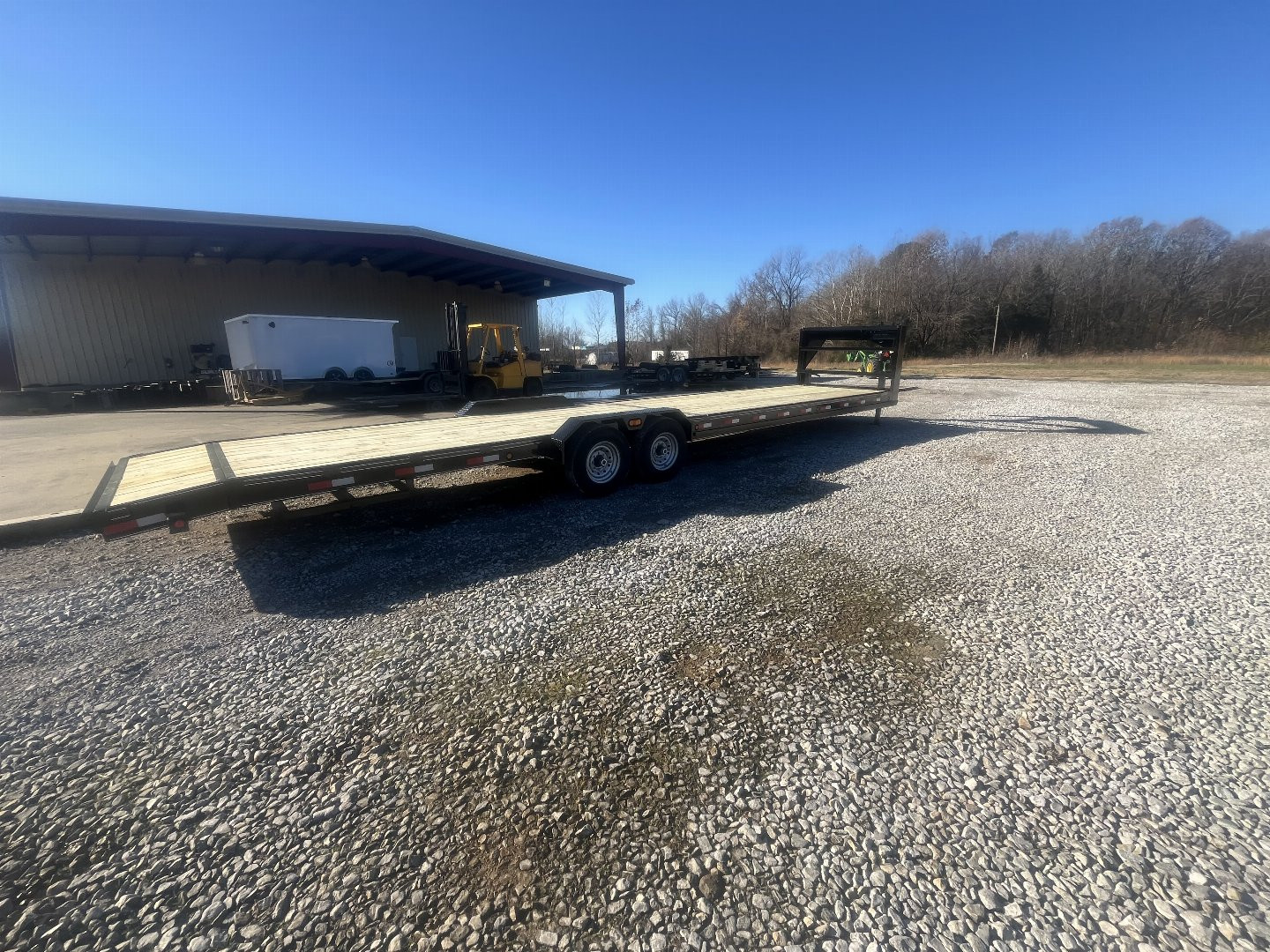 New 2025 Trailblazer 7x36' GOOSENECK 2-Car Hauler 14K