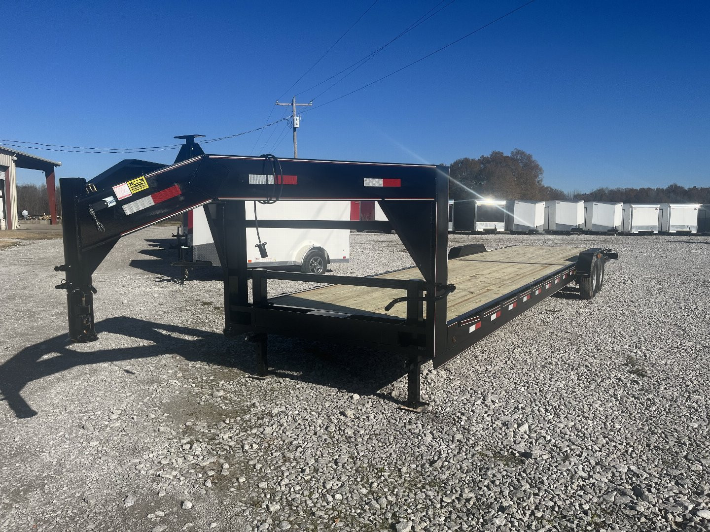 New 2025 Trailblazer 7x36' GOOSENECK 2-Car Hauler 14K