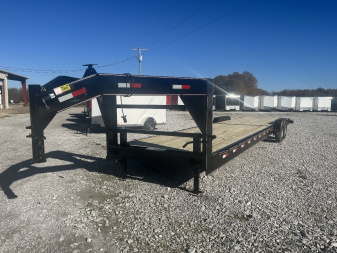 New 2025 Trailblazer 7x36' GOOSENECK 2-Car Hauler 14K