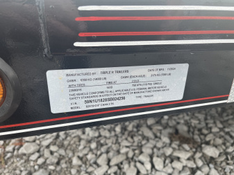 New 2025 Trailblazer 82x18 EQUIPMENT TRAILER 14K