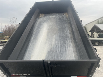 Used 2023 Texas Pride Trailers 7X16 Dump Trailer 3' WALLS 16K