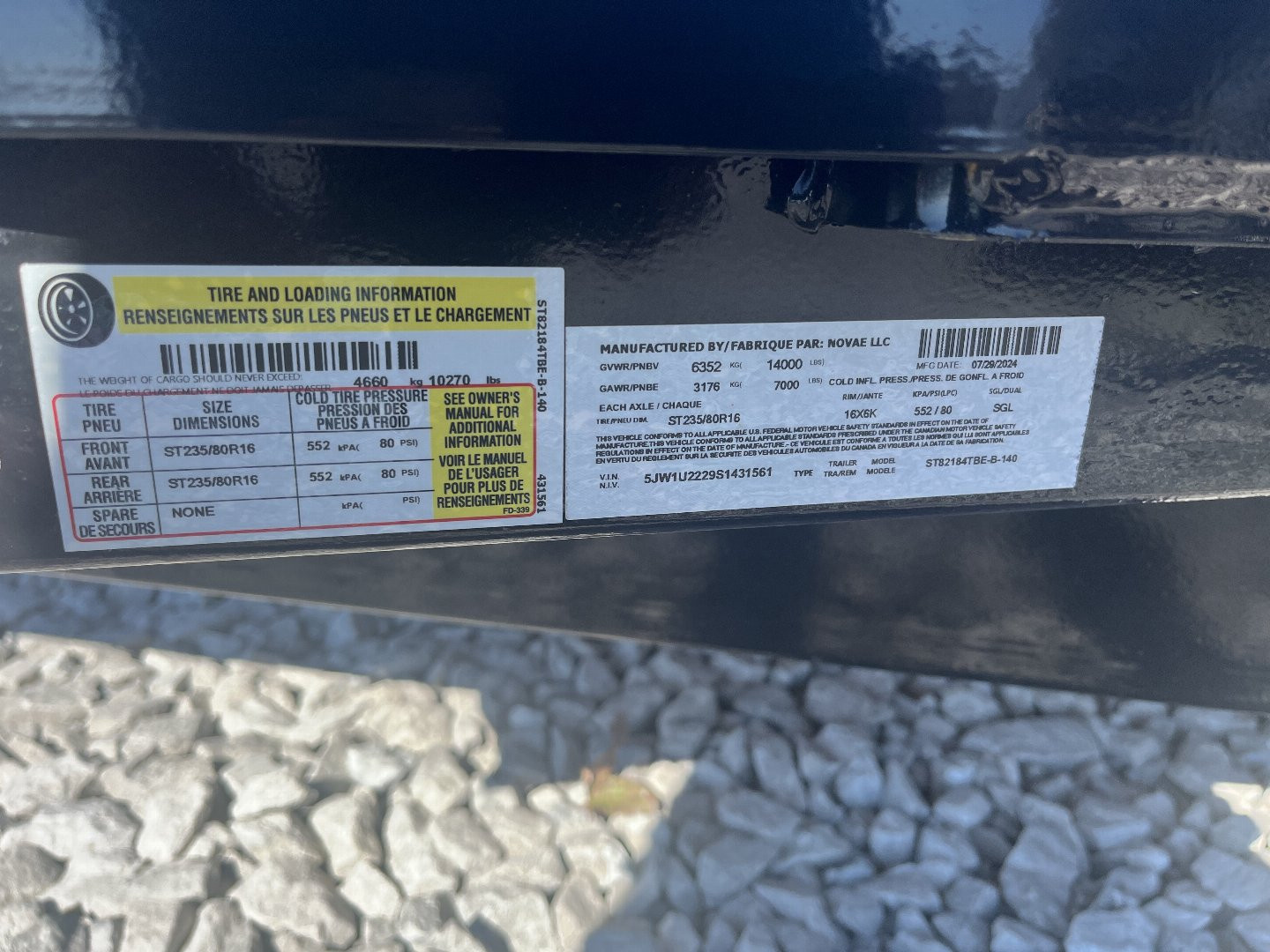 New 2025 Sure-Trac 7X18+4 TILT TRAILER 14K