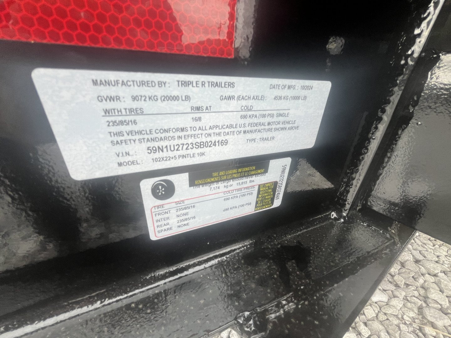 New 2025 Trailblazer 102x27 (22+5) PINTLE 20k Deckover