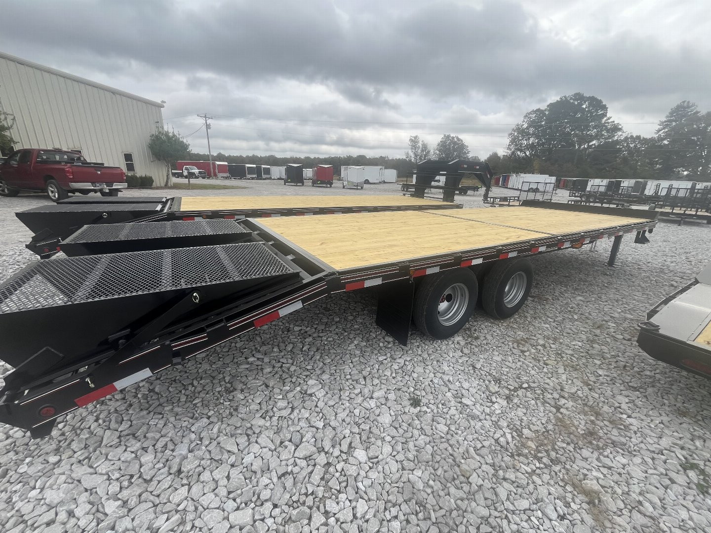 New 2025 Trailblazer 102x27 (22+5) PINTLE 20k Deckover