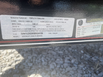 New 2025 TRAILBLAZER 102x20 (18+2) 14K EQUIPMENT TRAILER