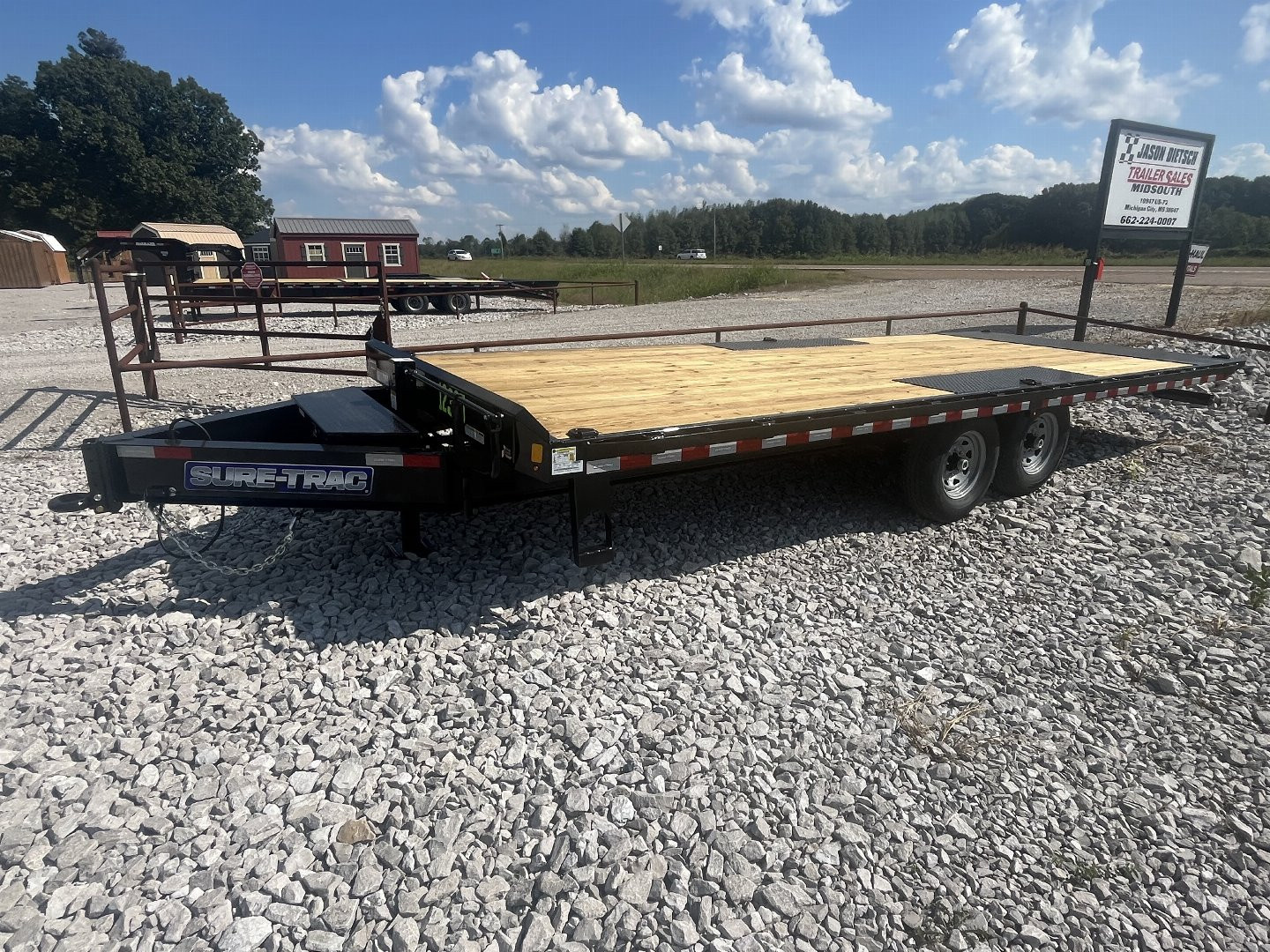 New 2025 Sure-Trac 22 FOOT FULL POWER TILT 14K DECKOVER