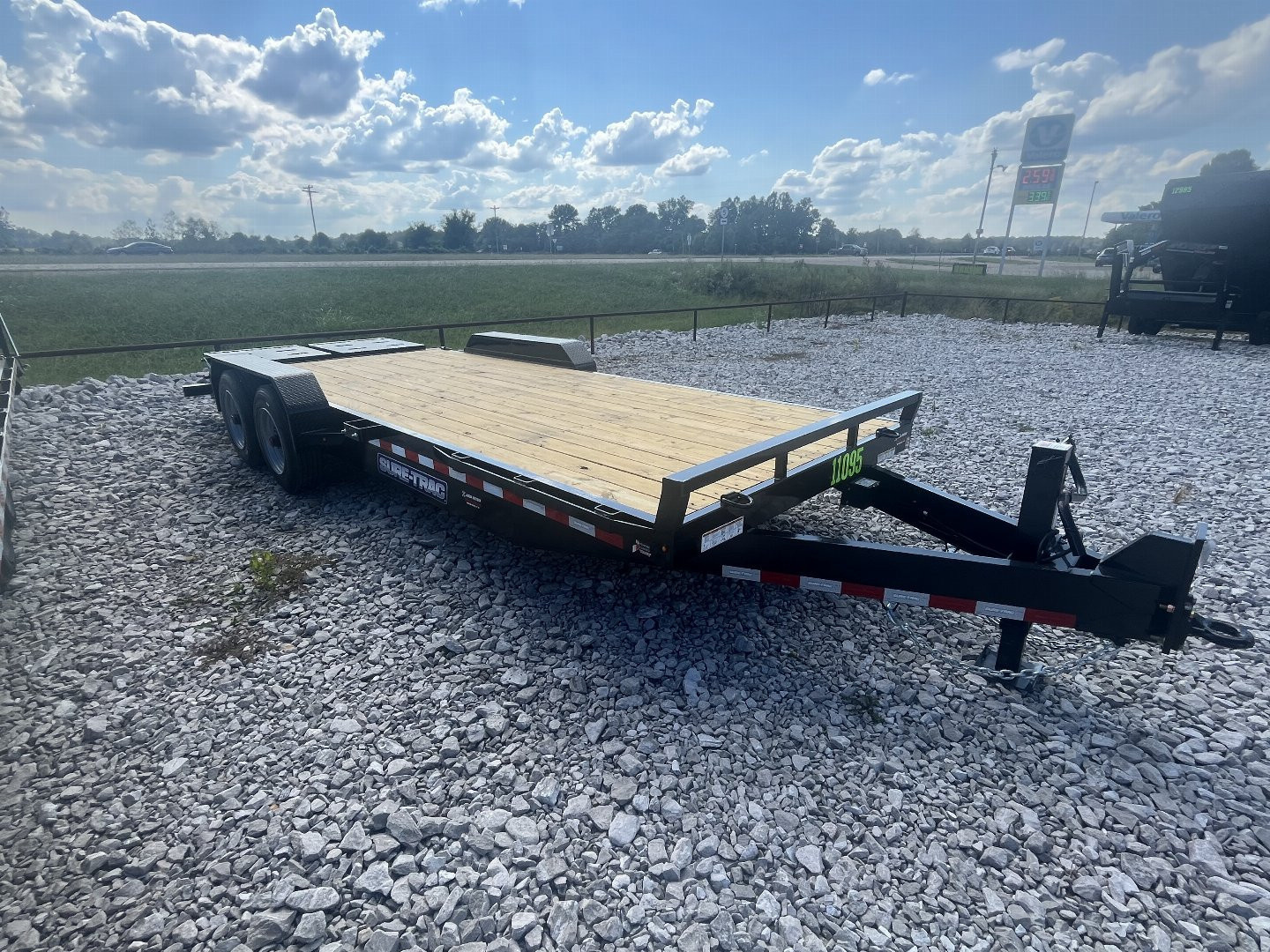 New 2025 SURE-TRAC ST 82"x20' Equipment Trailer 16K